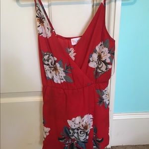 Red romper from tobi